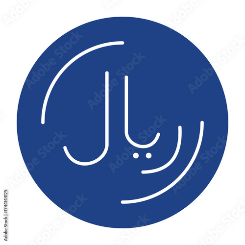 Riyal Simple Vector Icon Collection
