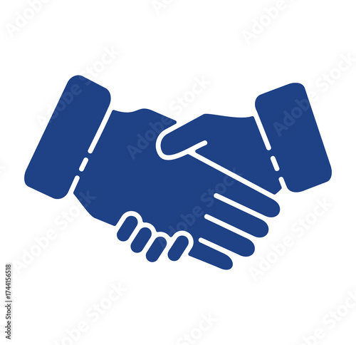 Hand Shake Simple Vector Icon Collection