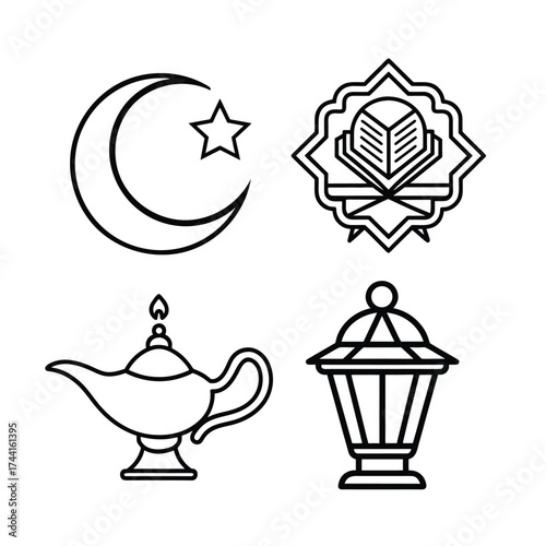 Eid Vector Icon Bundle