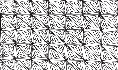 Rough, irregular pattern composed of monochrome geometric elements. Overlay distressed grunge background. Abstract vector illustration. Isolated on white background. EPS10