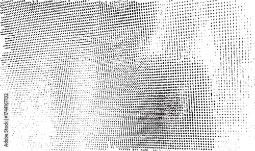 Subtle halftone grunge urban texture vector. Distressed overlay texture. Grunge background. Abstract mild textured effect. Vector Illustration. Black isolated on white. EPS10.
