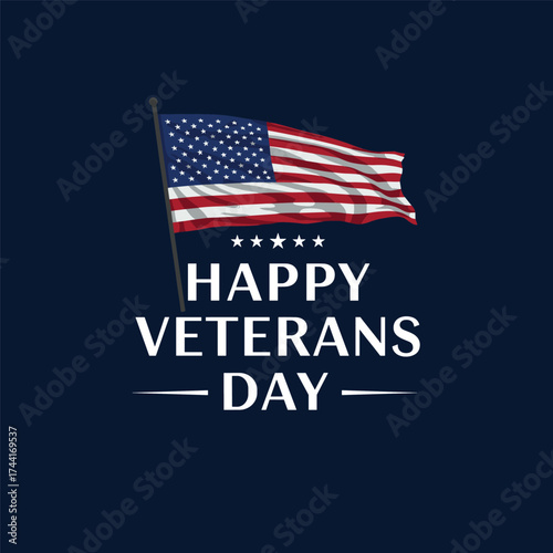 Veterans Day. honor heroes, Holiday concept. Template for background, banner, card, poster with text inscription