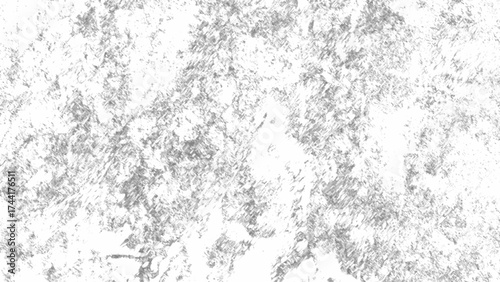 Abstract texture background in white and gray tones with distressed, rough surface, scratches, and noise. Worn, aged look perfect for overlays, vintage design, or industrial grunge art.