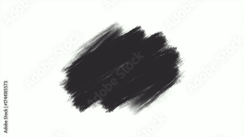 4K Ink in water black watercolor ink drops transition background, ink effect, transparent, transition, chamber, isolated, circle flow expand, ink splatter, brush stroke, fluid art, overlay, alpha