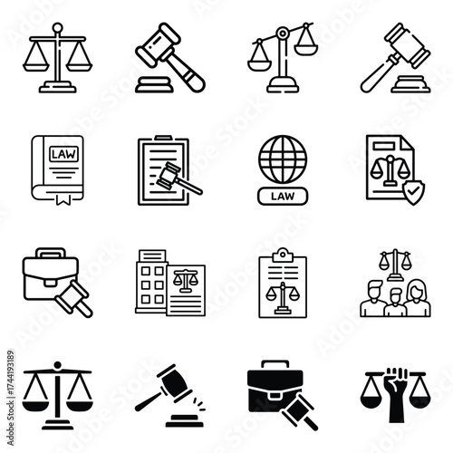 Law and Justice Icon pack