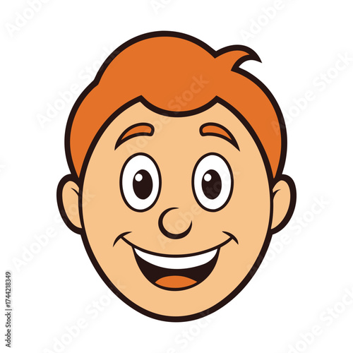A cheerful face smile icon radiating positivity and approval, symbolizing happiness, satisfaction, and a positive opinion with a friendly and uplifting vibe.
