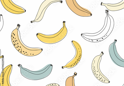 Banana Boulevard A Cheerful Cascade of Fruit Forms