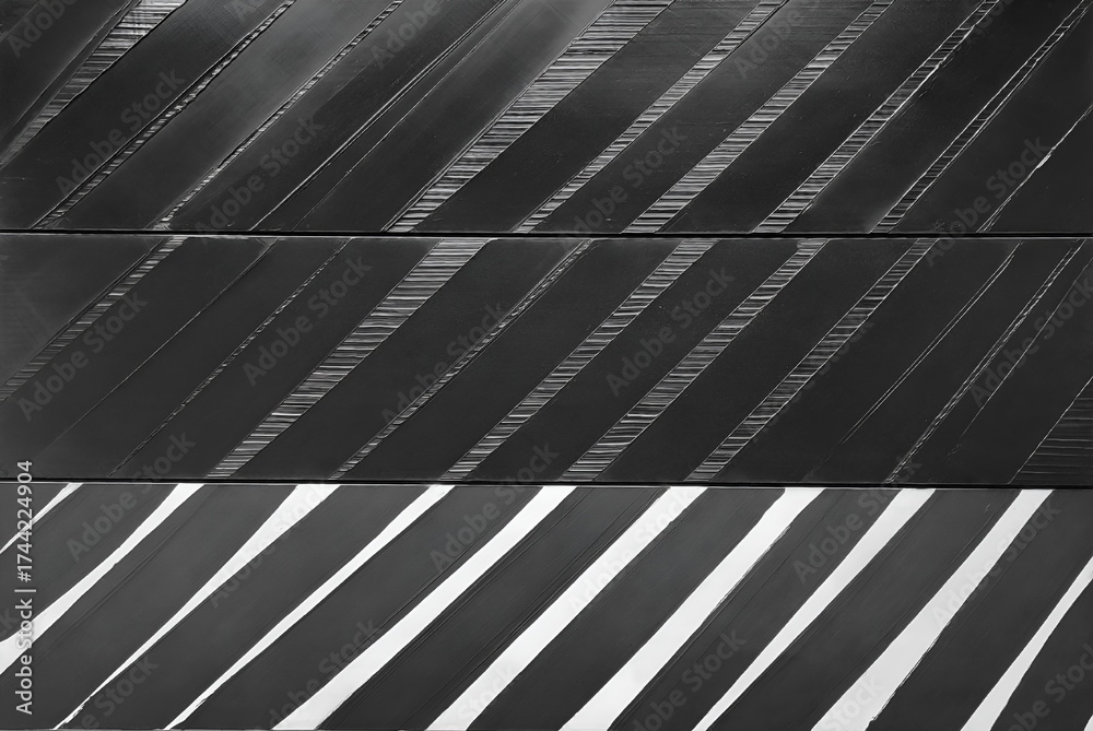 Naklejka premium black and white striped background