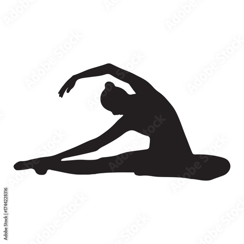 Prone Human Silhouette