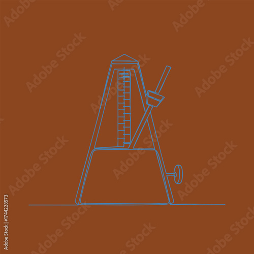 Vintage manual coffee grinder with a classic design and a hand crank for fresh coffee beans grinding