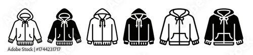 Collection of hoodie icons