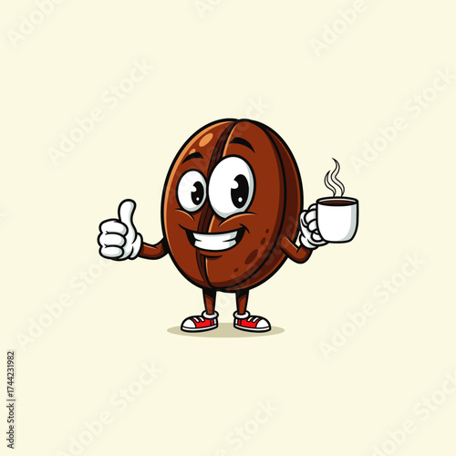 Coffee icon flat vector design.
