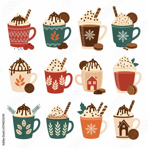 Set Merry Mugs  A Whimsical Winter Tea Party