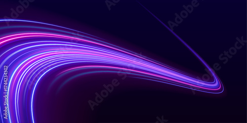 Circular light trails loop into vortex forms, glowing with heat-like gradients and smooth transparency. Their rotation implies energy transfer. Ideal for science visuals. PNG