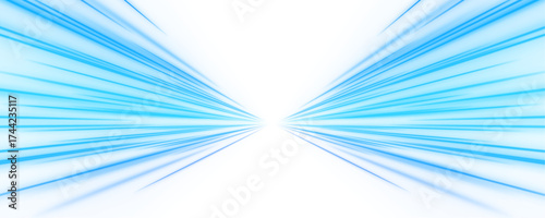Blue glowing horizontal speed lines create a futuristic airflow effect on a white PNG background. The dynamic motion conveys fast technology and energy flow. Perfect for tech and digital visuals.