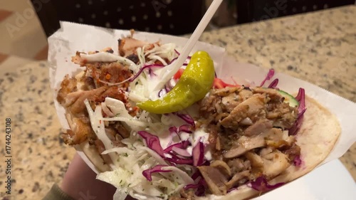 Deliciously Layered Classic Doener Kebap Delight