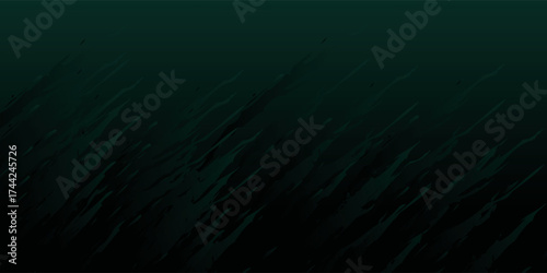 Dark green and black abstract background with a subtle textured pattern of diagonal lines and digital noise.