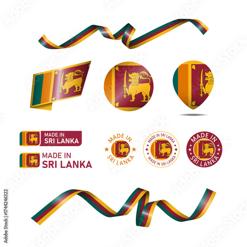 sri lanka flags mega set