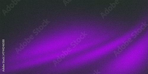 Foto Abstract purple and black gradient background with smooth curves and texture
