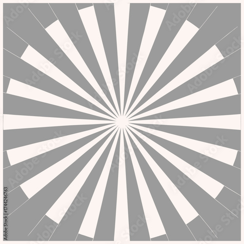 Radiating Sunburst Background with Glowing Light Rays