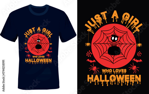 Just a gril who loves halloween Girls Halloween Outfit