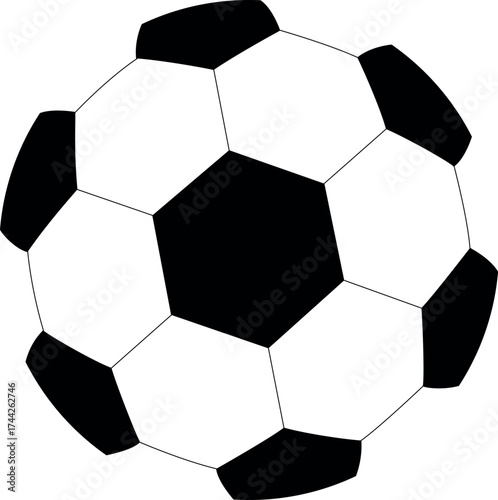 soccer ball, Football isolated on white Background, leather soccer ball, Soccer ball illustration for the web