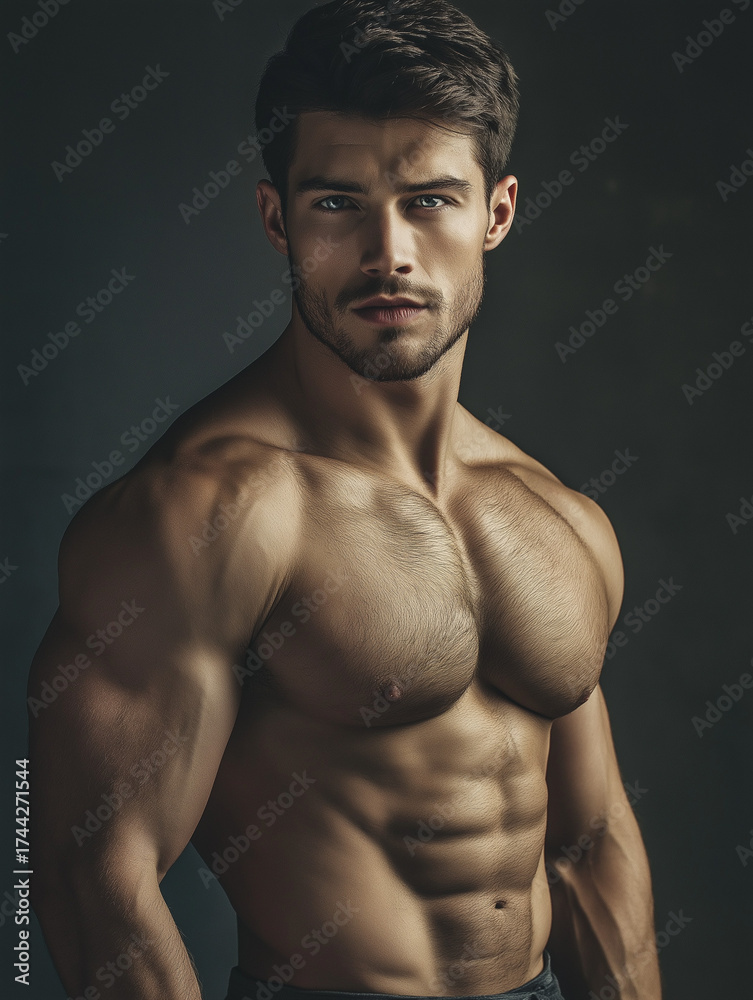 Fototapeta premium Perfect Male Model for Advertising Campaigns