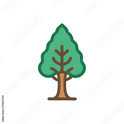 tree isolated on white background