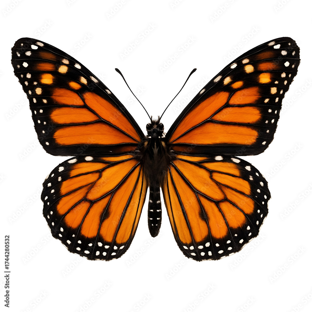 Fototapeta premium butterfly isolated on white background