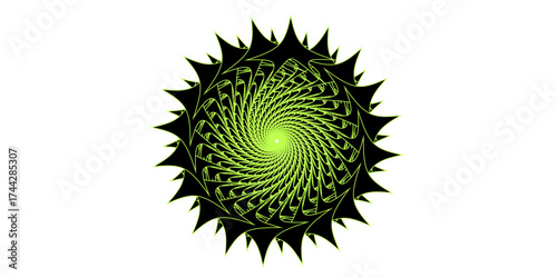 A vibrant vector illustration of a kiwi fruit isolated on white is a perfect summer design symbol