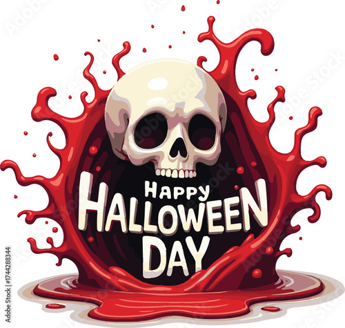 halloween skull vector file 