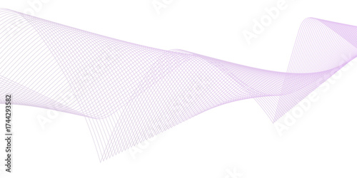Minimal modern wave digital frequency track equalizer abstract glowing wave creative Wavy line gradient colorful flowing curves..