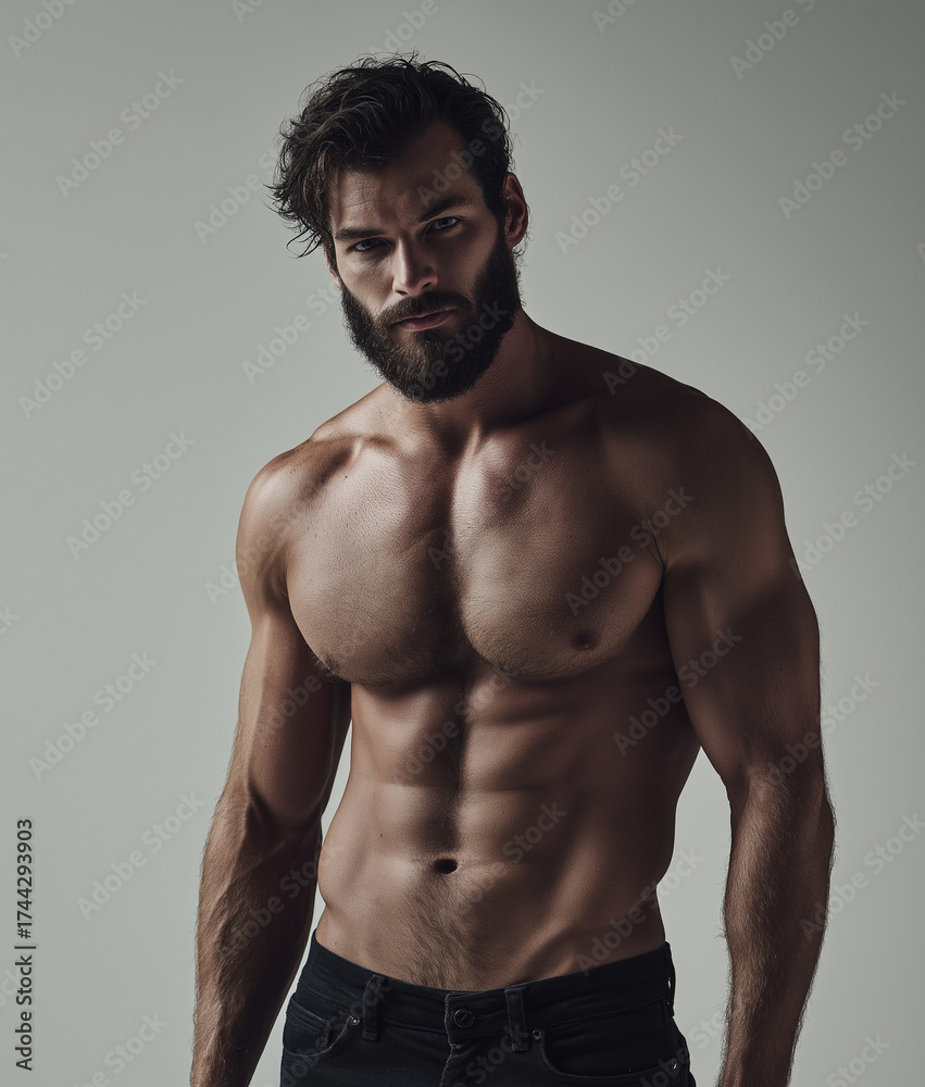 Fototapeta premium Perfect Male Model for Advertising Campaigns