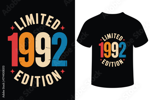 Limited edition 1992 vintage birthday gift silhouette