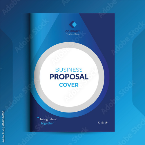 Wallpaper Mural Proposal cover Design Template concepts are adept for corporate Business	 Torontodigital.ca