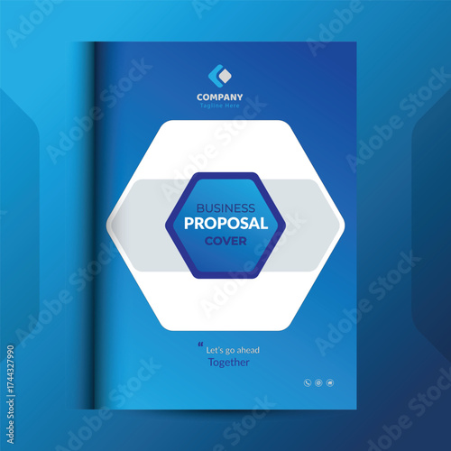 Wallpaper Mural Proposal cover Design Template concepts are adept for corporate Business	 Torontodigital.ca