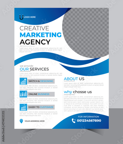 Business flyer/leaflet/proposal/poster template design.