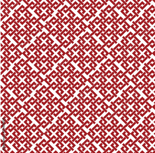 red and white seamless pattern, vertical, undulating lines, rising, steaming, Tate-Waku pattern, classic motif, fortune, upward movement, traditional clothing, path to prosperity, lines represent