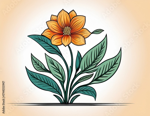 plant with a flower