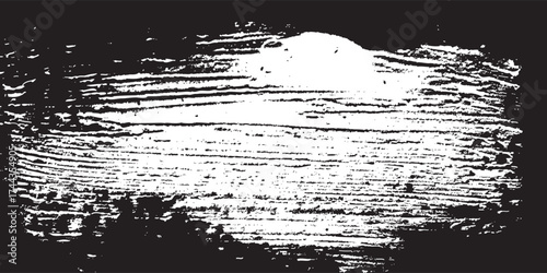 Black and white grunge. Distress overlay texture. Abstract surface dust and rough dirty wall background concept. Worn, torn, weathered effect. Vector illustration, eps 10