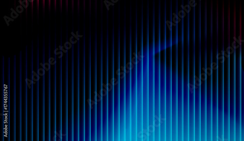 Vector art of abstract dark background with vertical lines pattern