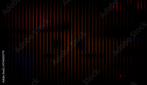 Vector art of dark background with prominent vertical lines pattern