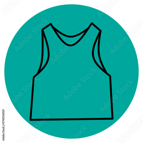 Icon Summer Cloth Vector