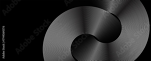 Abstract Particle Technology Background Design. Abstract wave moving point flow particles, high tech background design for brochure, flyer, magazine, business card, banner. vector illustration