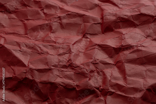 Wallpaper Mural Crumpled red paper as background. Close up. Torontodigital.ca