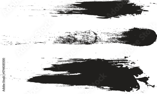 Collection of decorative borders and trim elements for craft and design projects, including barbed wire, springs, chains, stitching, and cross-stitch patterns