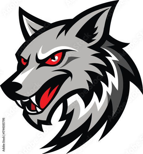 wolf head mascot