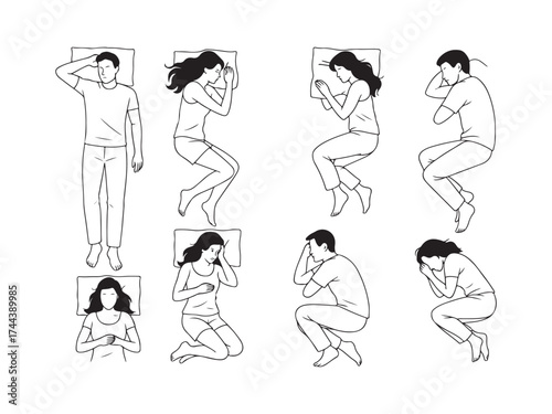 Sleep Pose Reference Vector for Ergonomic or Design Use