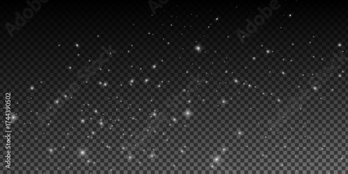 Sparkling glitter texture with bokeh and festive light particles