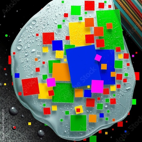 Colorful Geometric Abstract Art
